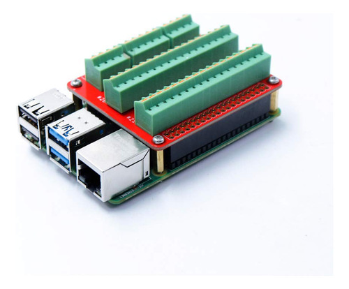 Treedix Rpi Gpio Bloque Terminal Resorte Modulo Placa Junta