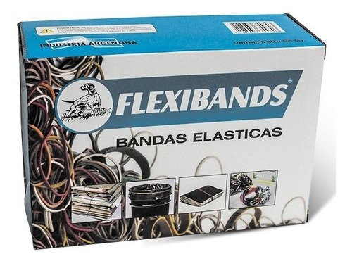 Cajas Bandas Elasticas X 500 Grs 40 Mm Flexiband