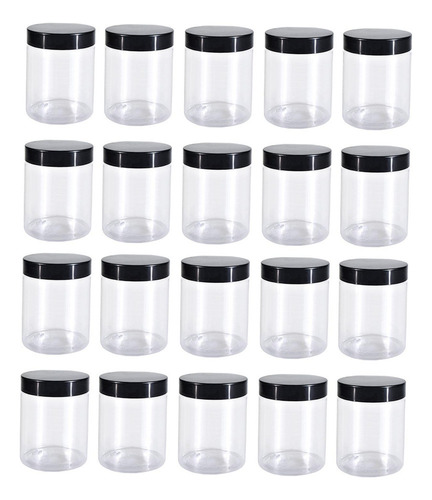 Fe Tarro De Pet Vacío Con Tapa, Recipiente 20 Piezas 500ml