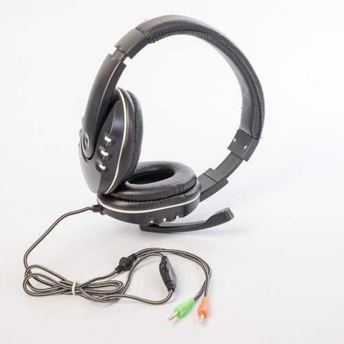 Auriculares Headset Gamer Con Micrófono Negros Somao-sm540