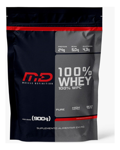 100% Whey - Md Muscle Nutrition - Original - 900g