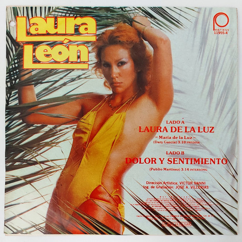Laura Leon - Laura De La Luz / Dolor Y Sentimien Single 7