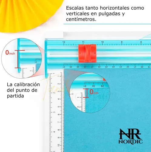 Cortadora De Papel - Cizalla 2 En 1 Plegadora De Papel