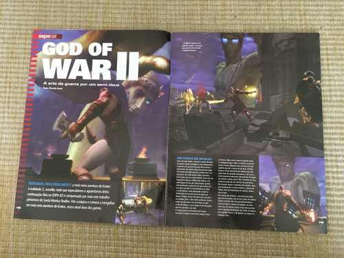 Revista Super Dicas Playstation 45 God Of War Ii Jogos P002