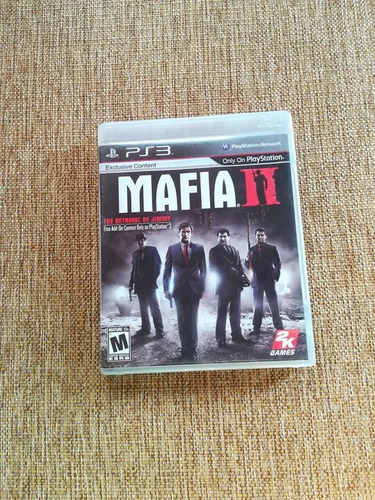 Mafia 2 Ps3 Original En Formato Fisico.envio Gratis.