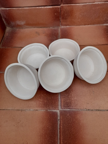 Imagen 4 de 4 de 20 Cuencos De Barro Cerámica Nº9 Velas Souvenir Suculentas