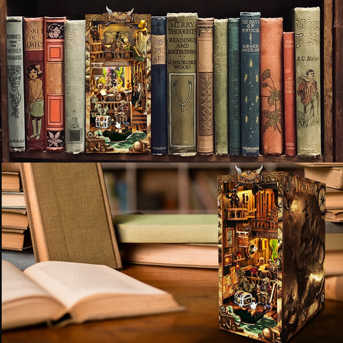 Joincon Kit Rincón Sujeta Libros Puzzle New World Book Nook