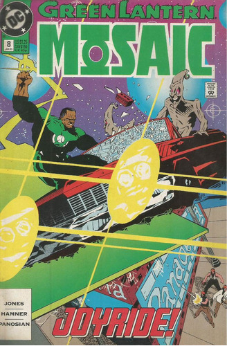 Green Lantern Mosaic N° 08 - Em Inglês - Editora Dc - Formato 17 X 26 - Capa Mole - 1993 - Bonellihq 8 Cx02 Abr24