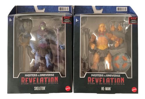 Figuras De He-man Y Skeletor Motu Revelations Mattel 2021 (Usado)
