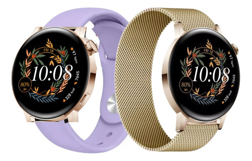 2 Correas Compatibles Con Huawei Watch Gt 3 42 Mm