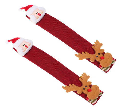 2 Fundas Navideñas Para Pomos De Nevera, Creativos, Para Pue