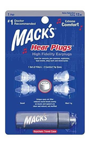 Tapones Para Oídos - Mack's High Fidelity Ear Plugs For Conc