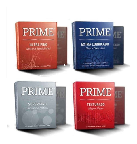 Preservativo Prime Caja X 3 Combo 12u