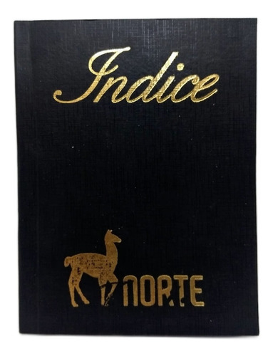 Cuaderno Indice Telefonico Norte Tapa Dura Pegado 100 Hj