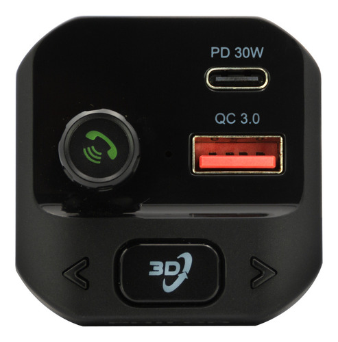 Transmisor Para Auto Bluetooth Fm Con Control Remoto, Philco