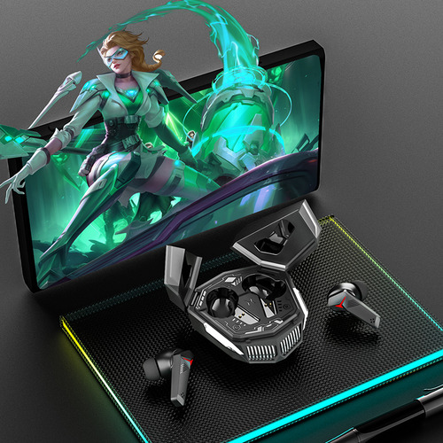 Audífonos In-ear Inalámbricos Gamer Kespu Dx26 Negro Auriculares Inalambricos Smart Touch Bluetooth 5.3 Con Microfono
