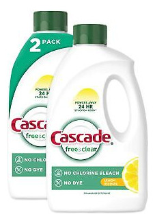 Cascade Free & Clear Gel Dishwasher Detergent Liquid Gel Ssb