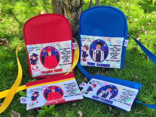 Cotillones Personalizados En Combo Para Promo Escolar 2pz