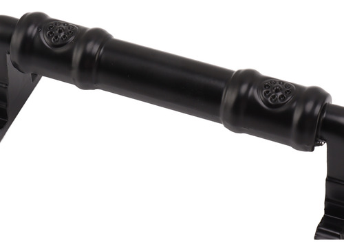 Manilla De Puerta Negra De Estilo Rústico, 2 Piezas