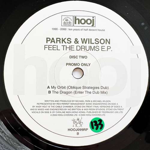 Parks & Wilson - Feel The Drums Ep (promo2) Vinilo Uk Nm