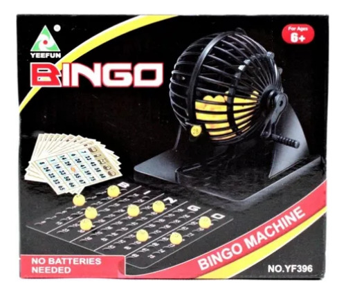 Juego Mesa Bingo Set Familiar Juguete Balota 75 Regalo Niños