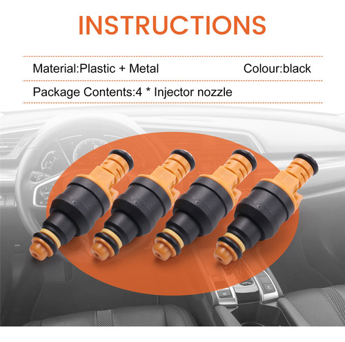 Juego De 4 Inyectores De Combustible Para Coche 0280150762,