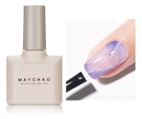 Maychao Esmalte De Uas En Gel Transparente, 0.5 Onzas Lquida