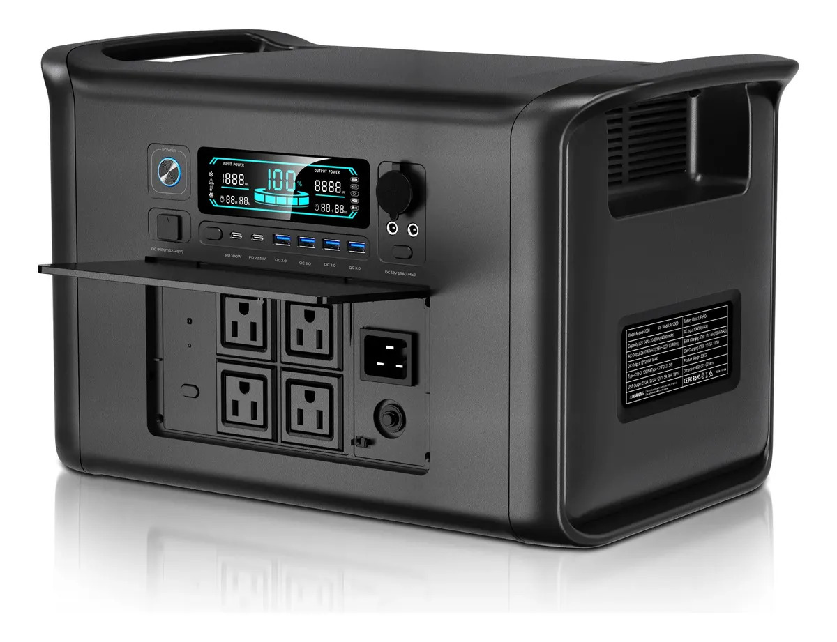 Generador Eléctrico Portátil CTOLITY AP2000 2048Wh Inverter Silencioso Manual