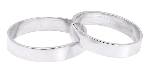 Imagen 2 de 4 de Alianza Anillo De Plata 925 Cinta Ancha Casamiento Boda
