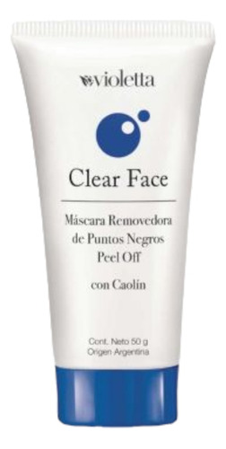 Clear Face Máscara Removedora De Punto Negro Peel Off Violet