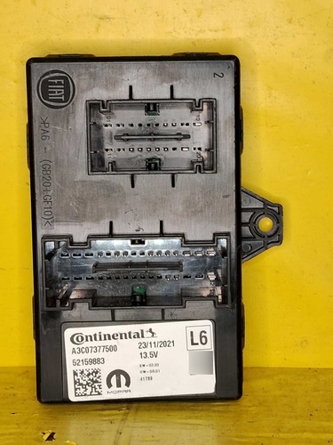 Módulo Conforto Bcm Fiat 52159883 A3c07377500 L6 #7187 (Usado)