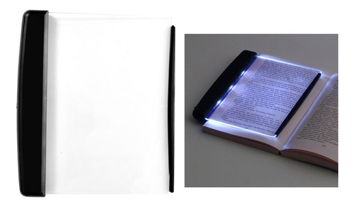 Lectura plana rústica de la luz de la lámpara LED placa de libro del libro de lectura de la lámpara luz de la noche Ojos de protección para la Noche de Lectura 