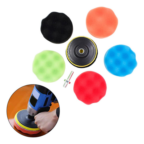 A Kit De Almofada De Polimento Para Carro De 8,7 Polegadas