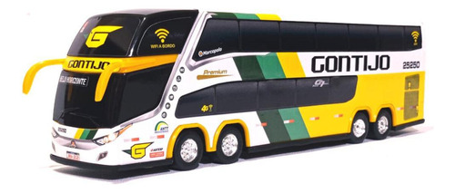 Brinquedo Miniatura Ônibus Gontijo Premium L 30cm