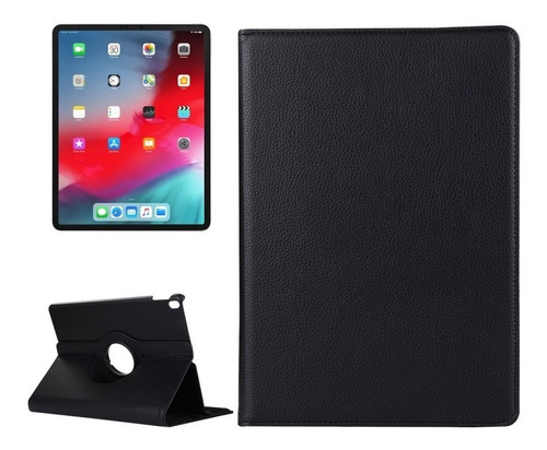Imagen 4 de 7 de Funda iPad (2018) 6ta Gen. Giratoria 360° Simil Cuero