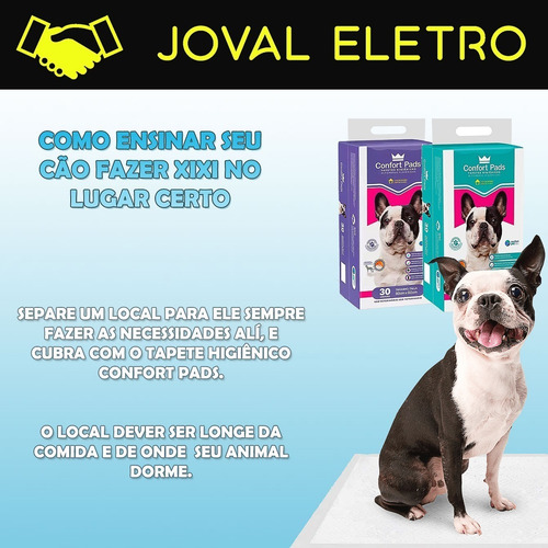 Imagem 4 de 10 de Kit 2 Tapete Higiênico Cachorro 80x60cm Confort Pads C/30 Un
