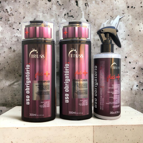 Plus Mais Shampoo Condic 300ml + Uso Obrig Plus+ 260ml Truss