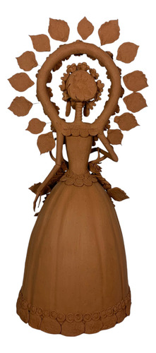 Catrina De Barro Con Venado Capula Michoacán