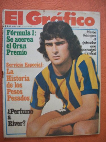 El Grafico 2882 1/1/1975 Formula 1 - Mario Kempes