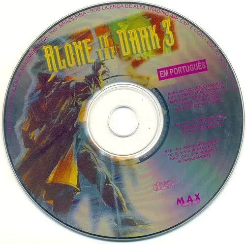 Jeu PC ALONE IN THE DARK 3 - Version Occasion En Bon état, Jeu D'horreur Vintage (1994)
