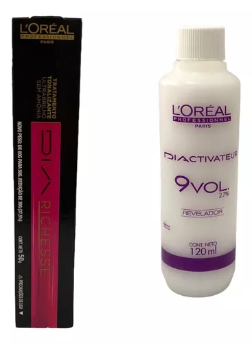 Tonalizante Richesse+revelador 9vol 120ml Loréal Cor Escolha