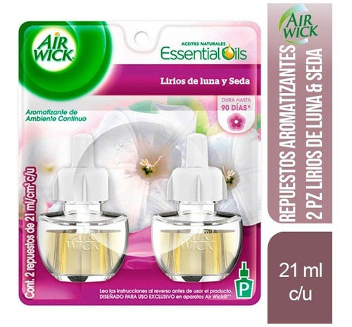 Aromatizante Eléctrico Air Wick 2 Pk Lirios De Luna Y Seda