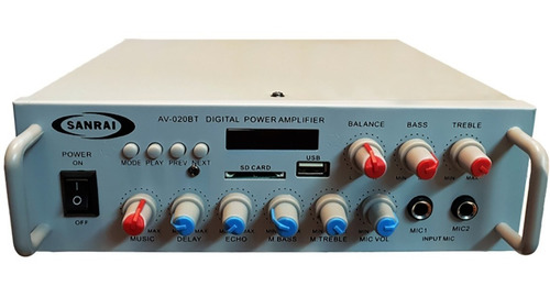Imagen 2 de 4 de Combo Karaoke Amplificador Bluetooth Usb Fm+ 2 Bafles 8 PuLG