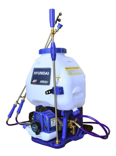 Fumigador A Gasolina Hyundai Capacidad 25 Litros Motor 2 Tiempos Color Azul