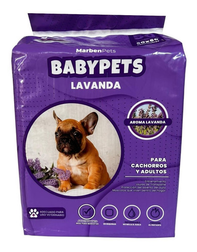 Imagen 2 de 8 de 100 Sabanillas Aroma Lavanda Para Mascotas + Snack Gratis