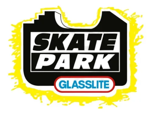 Barandilla roja Glasslite para pista de patinaje Finger Skate Rink (rampa)