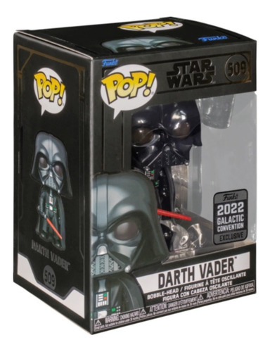 Boneco Funko Pop Darth Vader #509 Galatic Convention 2022