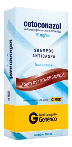 Shampoo Anticaspa Cetoconazol 20 Mg/ml 100 Ml Cimed