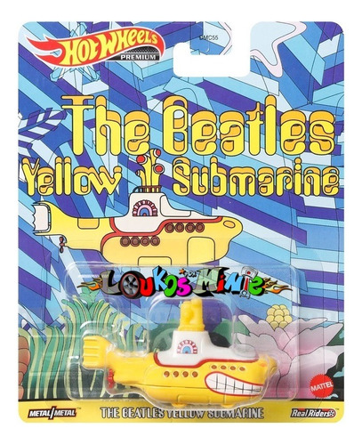 Hot Wheels The Beatles Yellow Submarine Lacrado