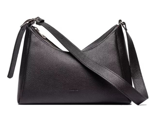 Prune Cartera De Hombro 100% Cuero Negro Nueva Mujer Bella